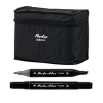 Маркер для скетчинга, двусторонние, Basir, четырехгранные, спиртовые, 168 шт