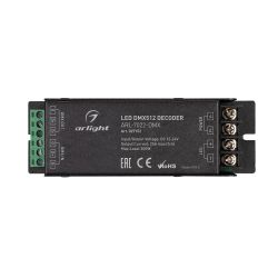 Декодер ARL-7022-DMX (12-24V, 1x25A, DMX512) (Arlight, IP20 Металл, 3 года) 027152
