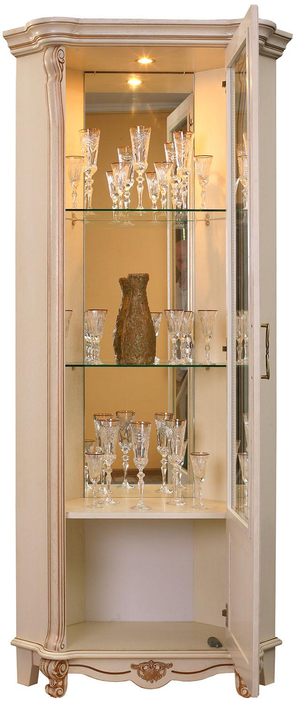 Шкаф с витриной «Алези» П1.350.0.13 (П350.13)