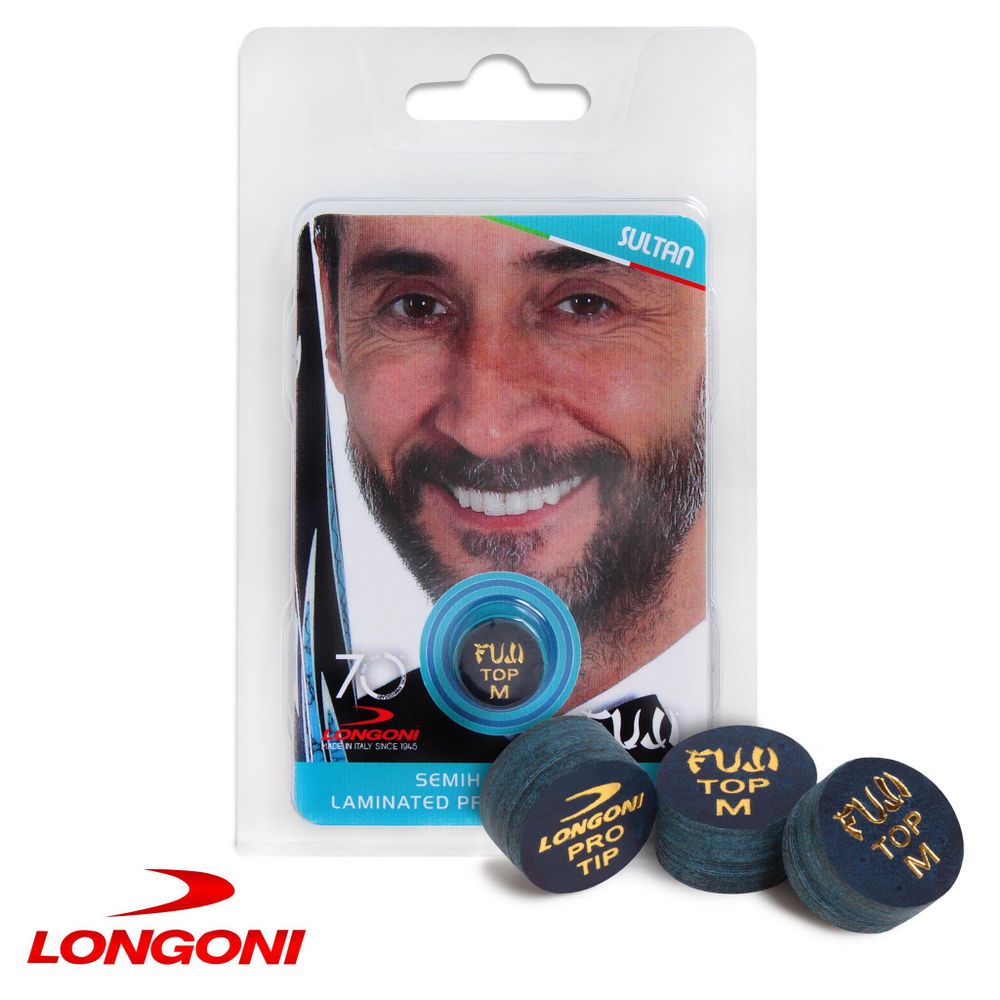 Наклейка для кия Longoni Fuji Sultan ø14мм Medium 1шт.