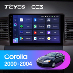 Teyes CC3 9" для Toyota Corolla 2000-2004