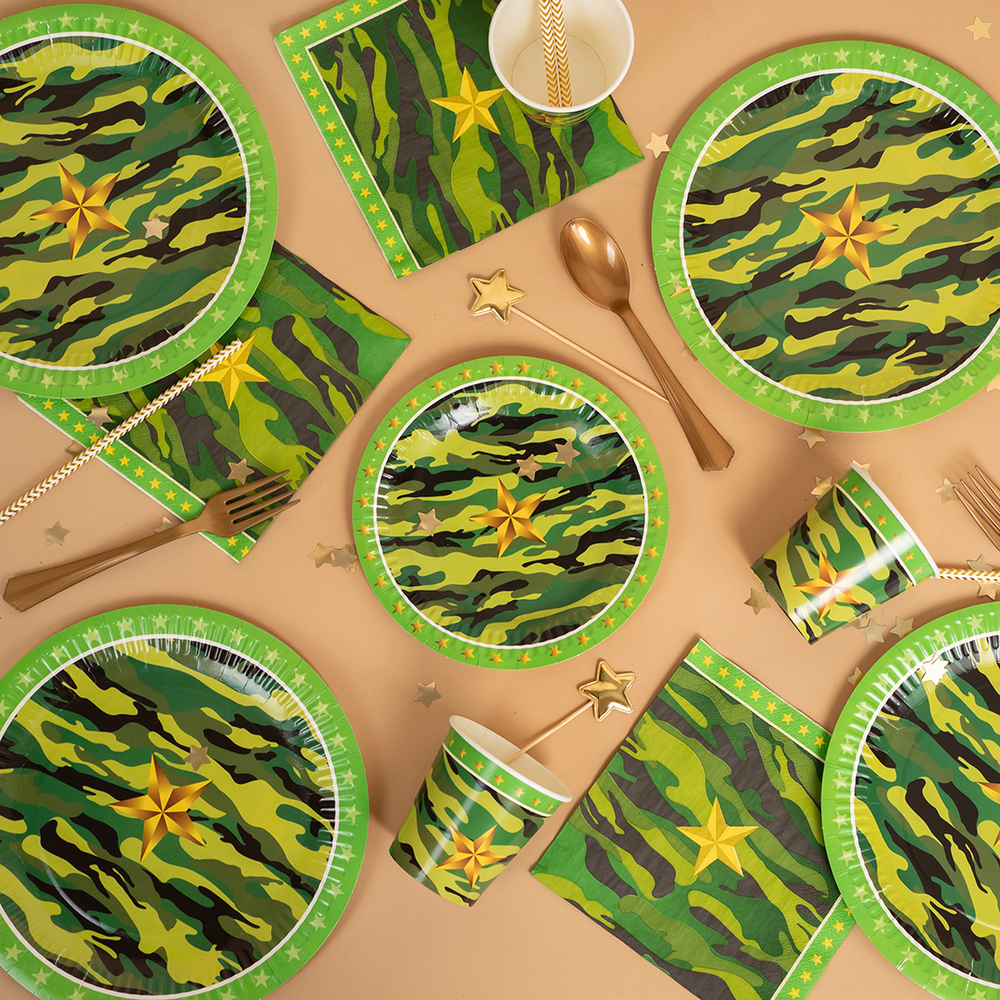 Салфетки Звездный Камуфляж 20 шт
