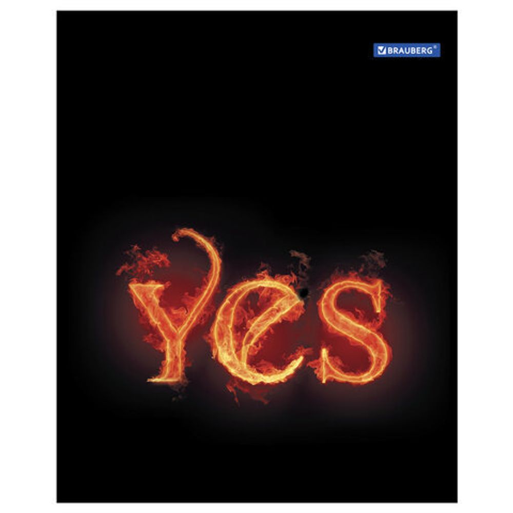 Тетрадь А5, 48 л., BRAUBERG ЭКО, клетка, обложка картон, ОГОНЬ, 401289, 2шт