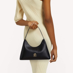 Сумка Furla 1927 Diamante S Hobo Bag Leather Black, WB00782-AX0733-O6000