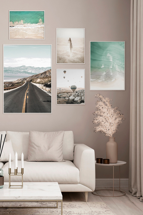 Интерьерная картина в технике цифровой печати. АРТ 002 Готовая стена размер L