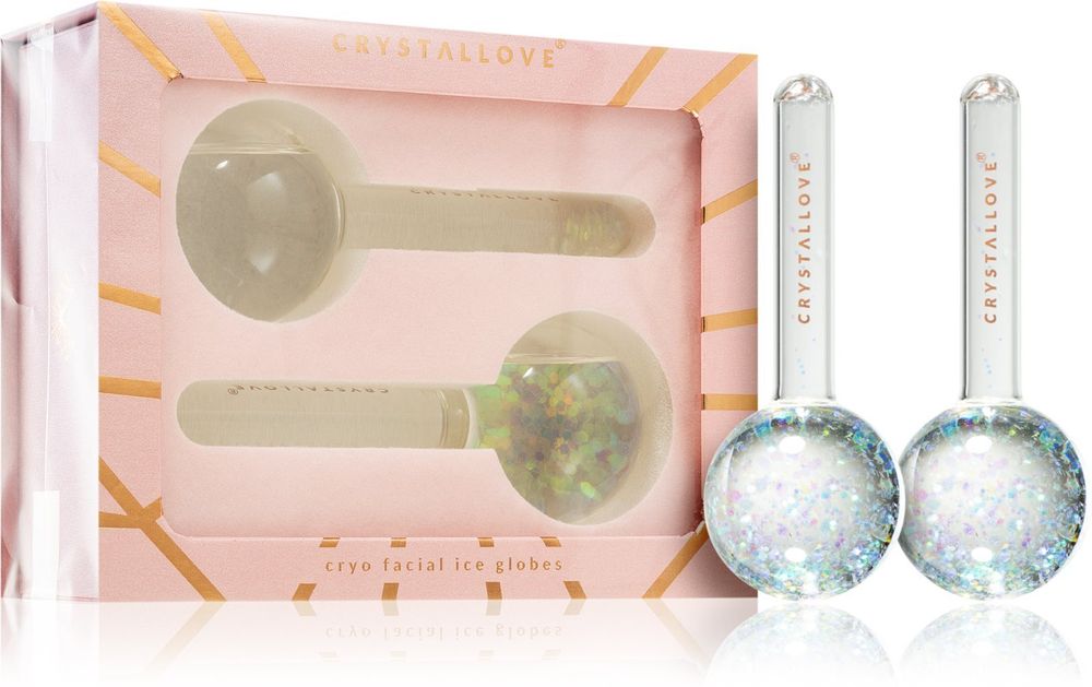 Crystallove аксессуары для массажа лица Cryo Cryolift Ice Globes Crystal