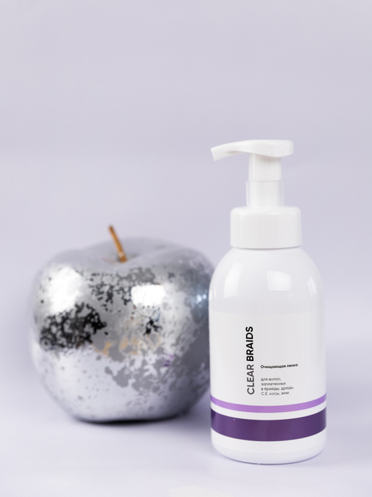 Шампунь пенка для мытья натуральных дредов и заплетенных волос 500 мл.