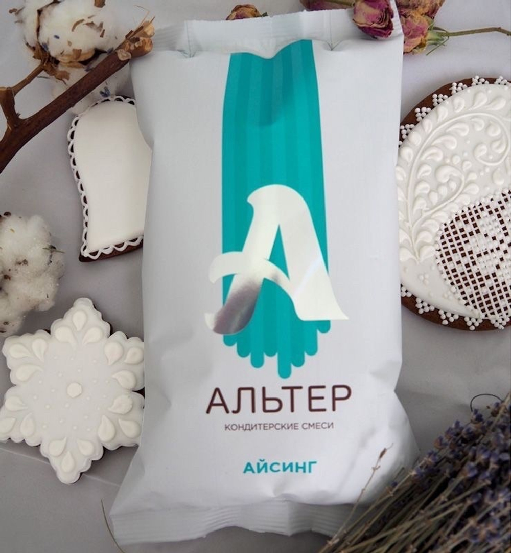 Сухая смесь "Альтер-айсинг" Идеально белый 500гр (с диоксидом)