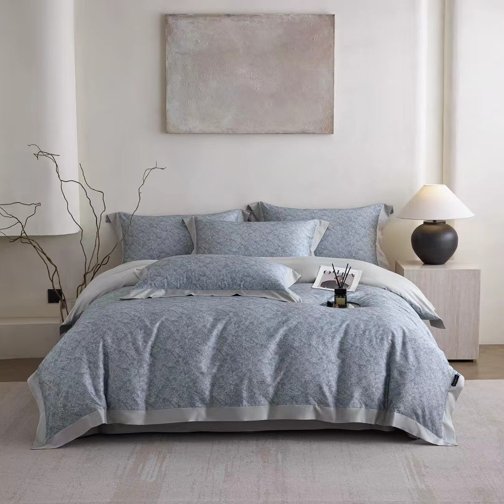 Постельное белье с добавлением кашемира c одеялом Grey Stone