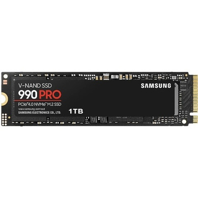 Твердотельный накопитель SSD Samsung 990 PRO MZ-V9P1T0BW 1 ТБ,M.2 2280 PCI-E,чтение: 7450 МБ/с,запись:6900 МБ/с,MLC 3D