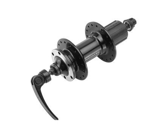 Втулка задн KT-MD4R 36Н эксц. под касс. 8/9 скор. диск 6 болт. алюм. чёрн., арт.130201 (10216170/090722/3108835, Китай)