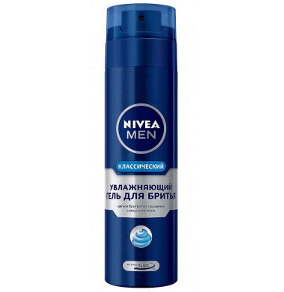 Nivea Men Гель для бритья Классический, увлажняющий, 200 мл