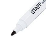 Маркер стираемый для белой доски на магните со стирателем, ЧЕРНЫЙ, 3 мм, STAFF "Manager", 152002