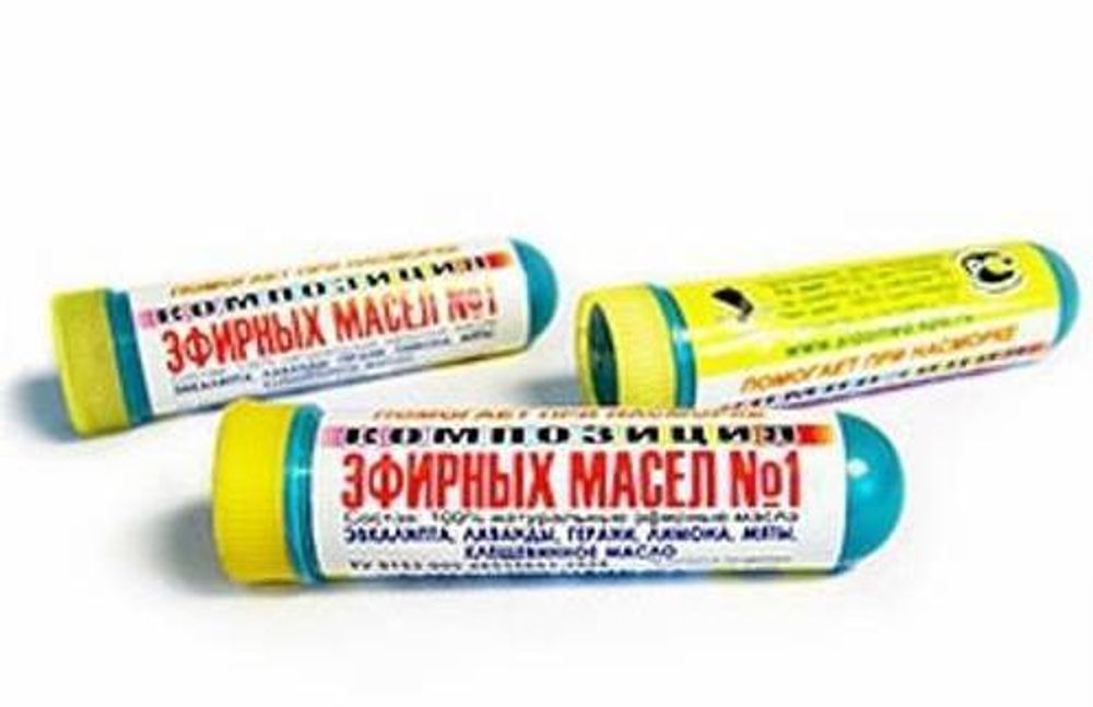 Альдомед Ингалятор карманный - композиция эфирных масел