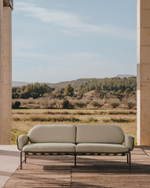 Joncols 3-местный алюминиевый диван серого цвета 225 см