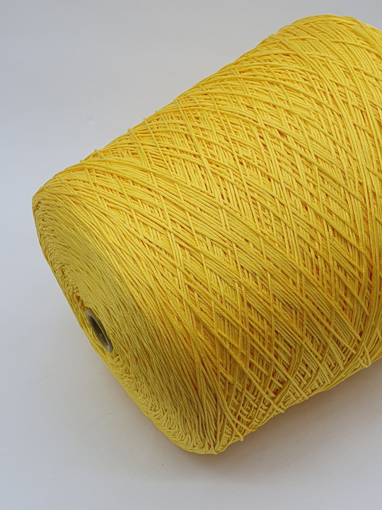 Пряжа Egitto 40/2*8 (100% хлопок мерсиризованный)  250м/100 гр мимоза