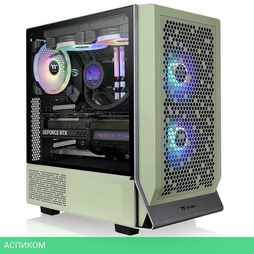 Корпус Thermaltake Ceres 300 TG ARGB E-ATX без БП Matcha Green (CA-1Y2-00MEWN-00)