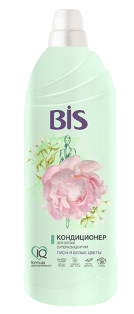 Bis кондиционер для белья пион и белые цветы 900 мл, 6 шт в упаковке