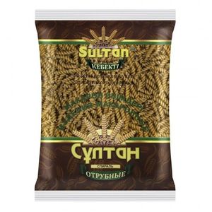 МАКАРОНЫ СУЛТАН СПИРАЛЬ ОТРУБНЫЕ 400ГР