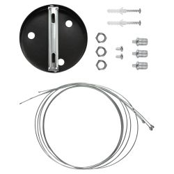 Светильник LED ЭРА Geometria SPO-132-B-40K-088 Ring 88Вт 4000К 8200Лм 800*800*80 черный подвесной драйвер внутри | Декоративные светильники Geometria