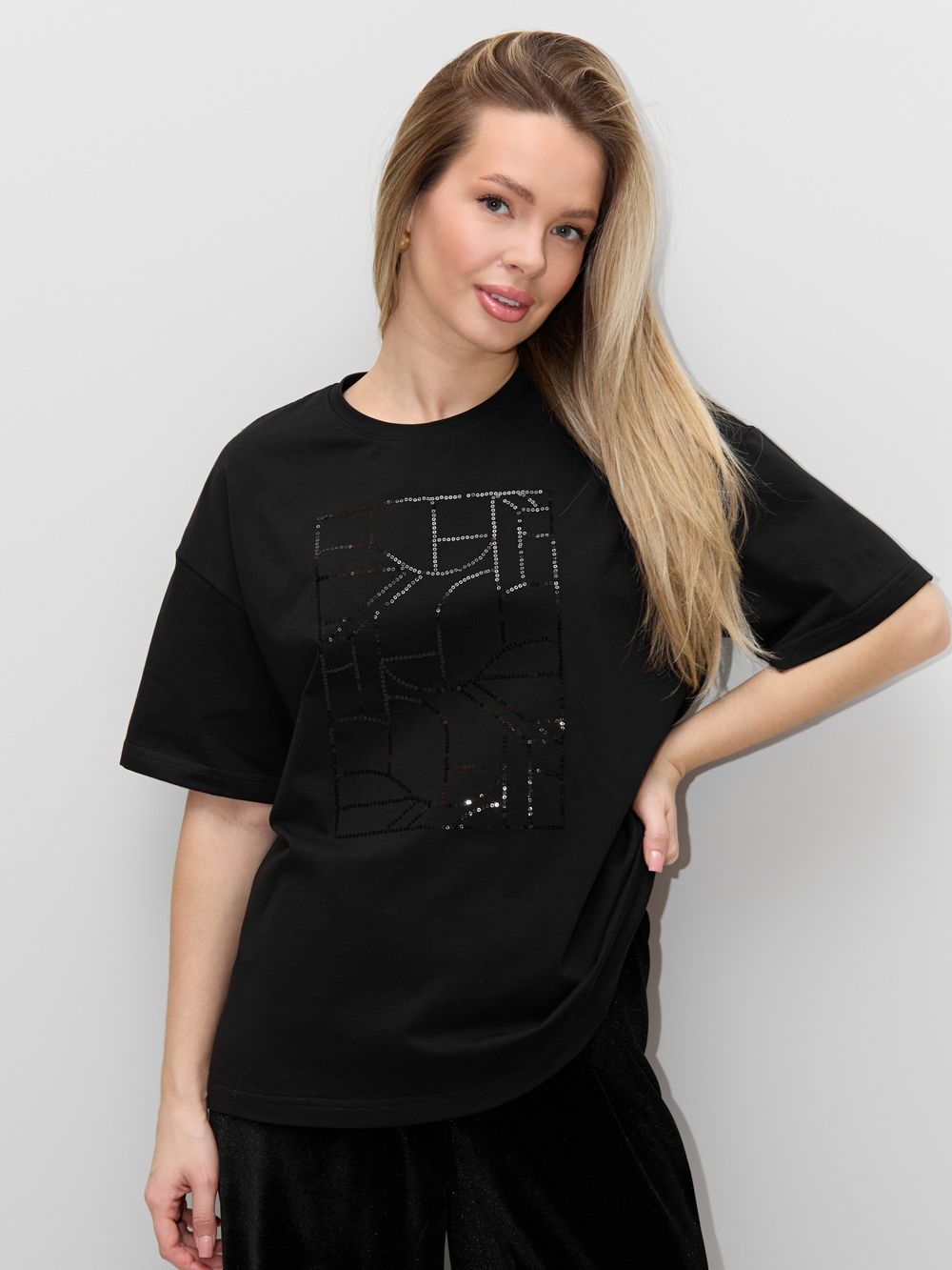 Футболка Майна-2 Виотекс ЧЁРНЫЙ