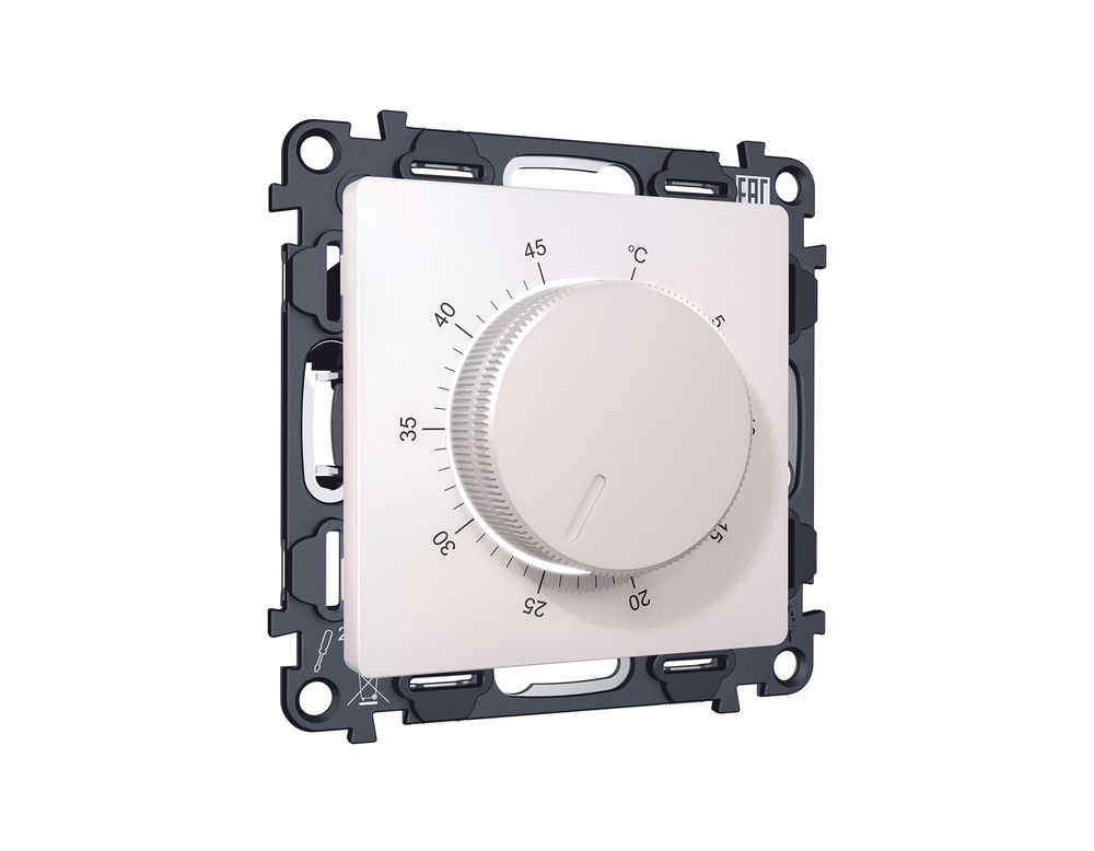 MA205710 Комплект механизма терморегулятора с датчиком для теплого пола с подсветкой 16A-250V ALFA Жемчуг QUANT (AP2057, VM1381)