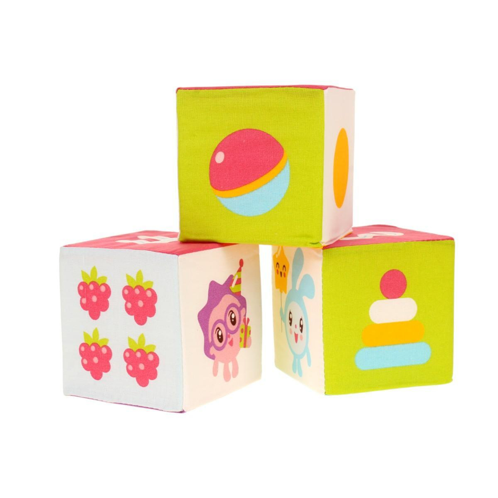 Кубики "Малышарики. Формы, цвета" (Мякиши)