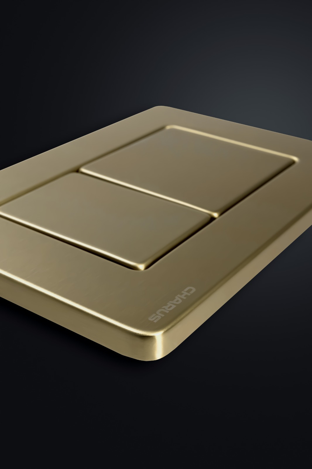 Клавиша для инсталляции CHARUS Robusto FP.310.BTG.05, брашированное золото