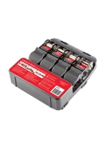 Ремень багажный 4,5 м (550 кг) с храповым механизмом, 4 шт.