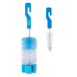 Ершики для мытья бутылочек и сосок 2 шт ПОМА, голубой