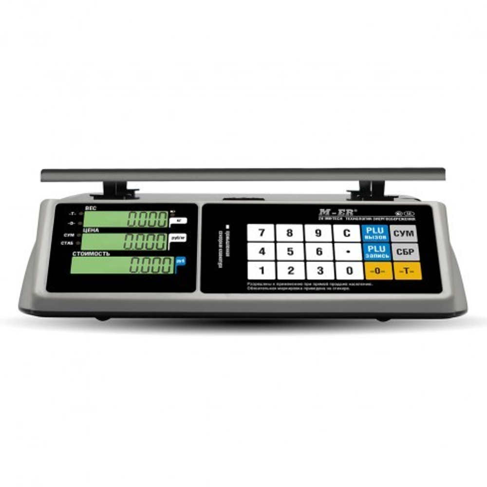 Торговые настольные весы M-ER 328 AC-32.5 TOUCH-M LCD