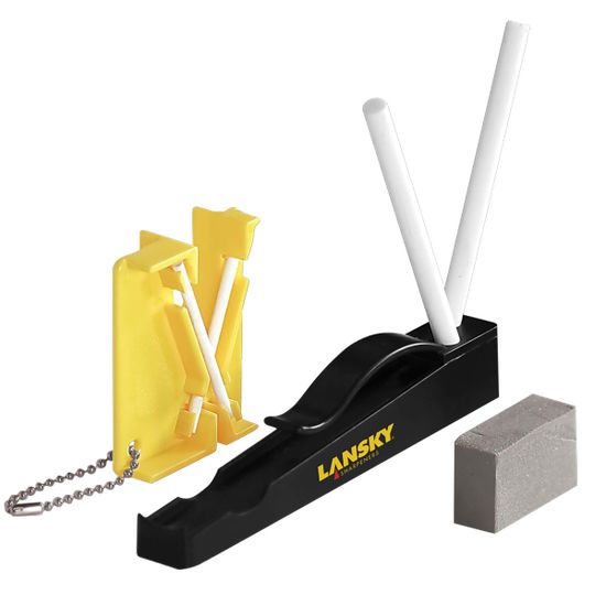 LANSKY набор из 2 точилок керамических + ластик для чистки C-Clip Combo