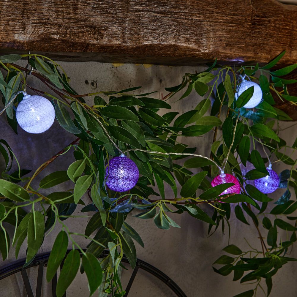 ULD-S0200-010-STB-2AA WHITE IP20 TANGLES-1 Гирлянда светодиодная Клубки. на батарейках 2AA не в-к. 2м. 10 светодиодов. Белый свет. Провод прозрачный. TM Uniel