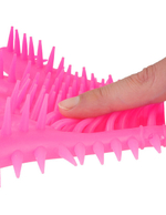 Перчатка для чувственной стимуляции эрогенных зон Neon Luv Glove розовая (Цвет: розовый)