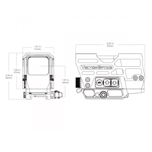Коллиматорный прицел Frenzy PLUS 1x31x26 (SCRD-67)
