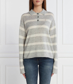 Хлопковый свитер soft wool поло-nk sweater Tommy Hilfiger - серый(WW0WW39879)