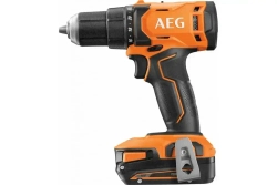 AEG Дрель шуруповерт 18В (c 2 аккумуляторами, зарядным устройством и кейсом в комплекте) BS18G4-202C, щеточный, аккумуляторный, 4935478630