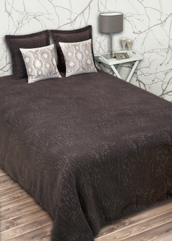 Покрывало 220x240 Luxberry Velvet темный шоколад Португалия