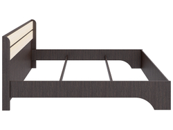 Кровать Браво, спальное место 160х200, без основания, Яс.тёмн/яс.свет