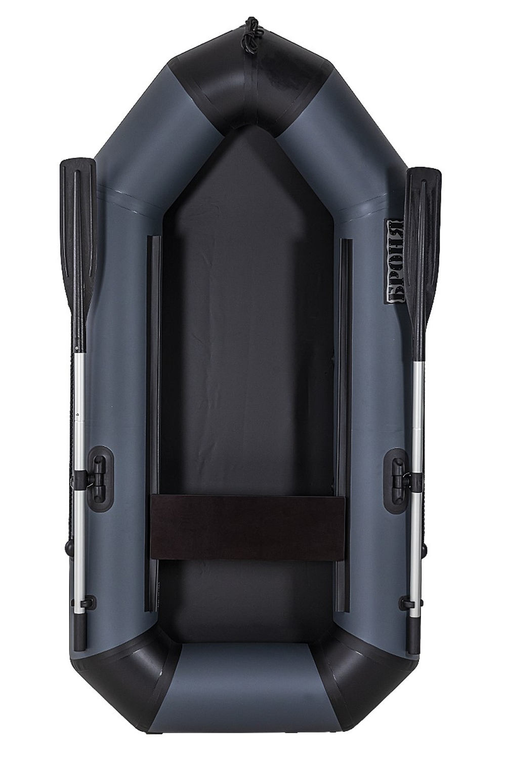 Броня-220 графит-черный (лодка ПВХ с усилением)