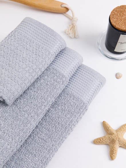 Полотенце махровое, г/к, жак., "Модерн" 70х130, арт. AMOD70-130, цвет: 53104-Серый,