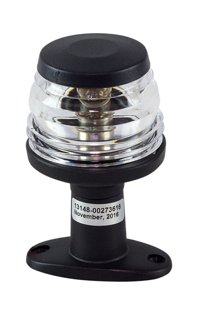 Огонь топовый на стойке 4", черный, пластиковый, 12 В, 10 Вт, Ba15d