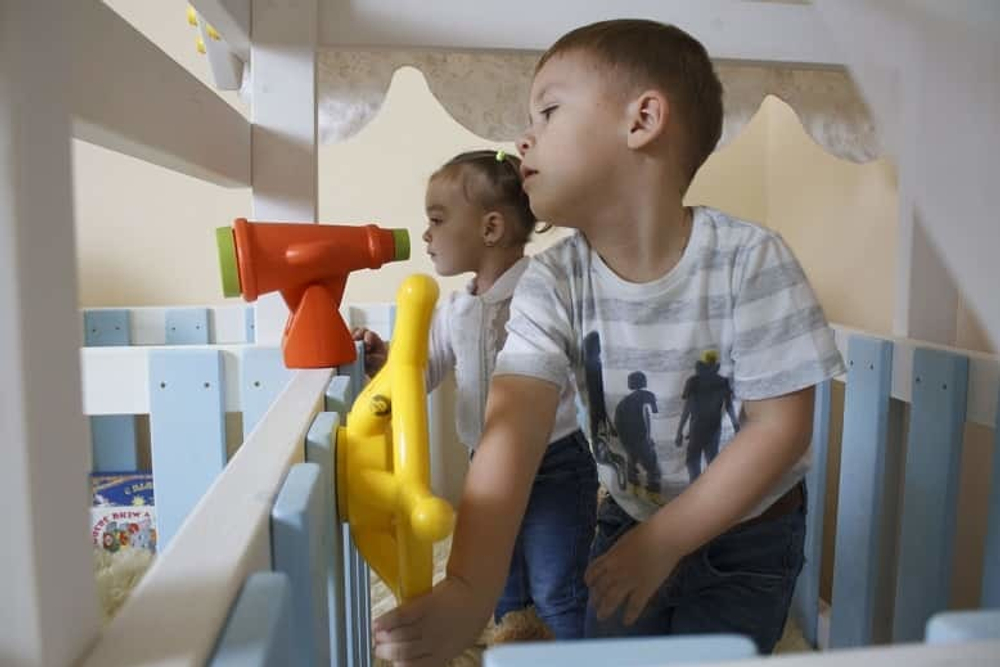 Игровой комплекс из дерева"Baby - 1"