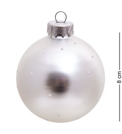 Элита НФШ-1349/1 Ел. украшение Шар «Снеговик с тигренком» 80 мм