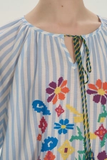 Блуза, голубой