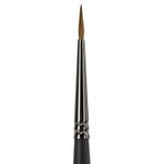 Кисть художественная проф. BRAUBERG ART CLASSIC, колонок, круглая, № 1, короткая ручка, 200930