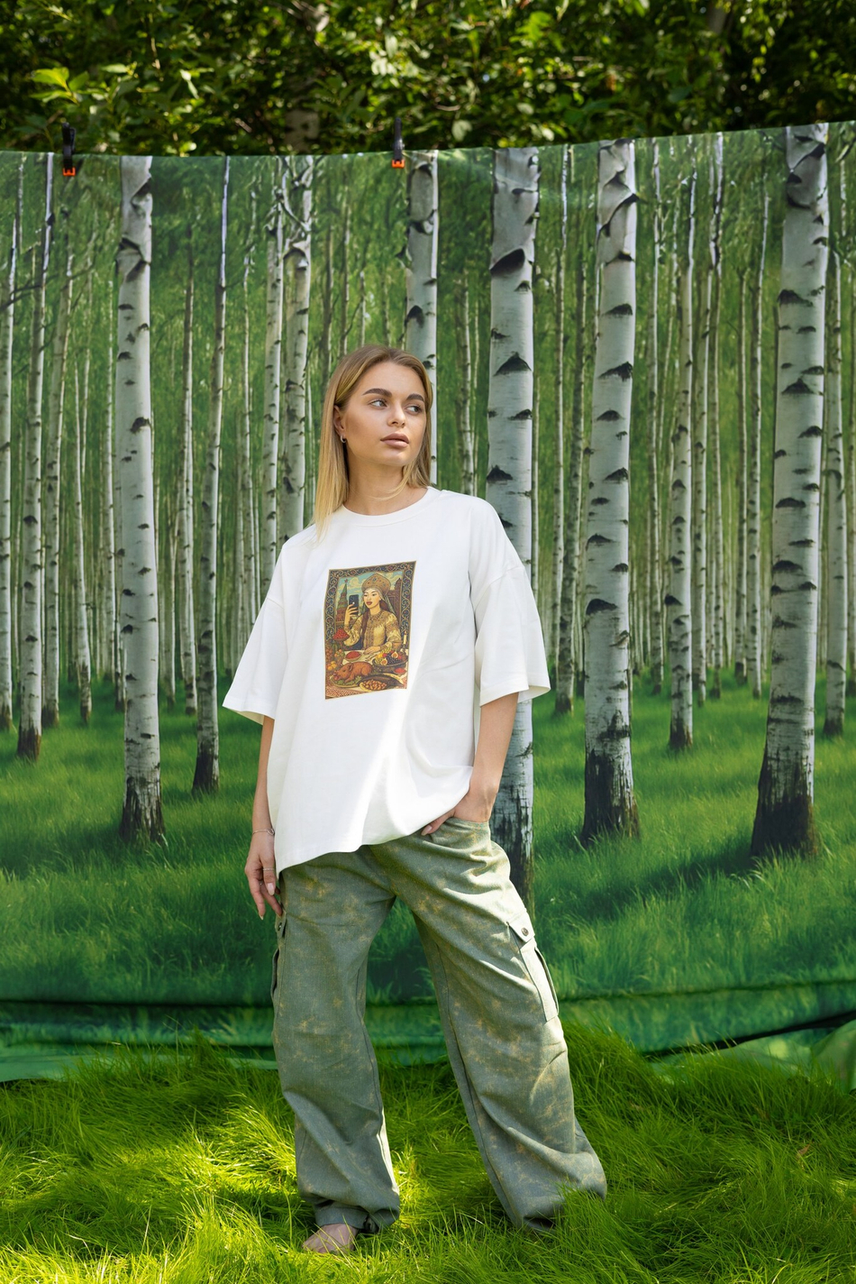 T-Shirt Tarelochnitsa (White)