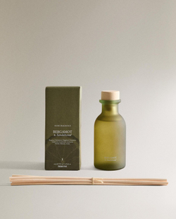 Zara Home BERGAMOT & SANDALWOOD SCENTED REED DIFFUSERS — ароматический диффузор с тростниковыми палочками, Бергамот и Сандал, 195 мл