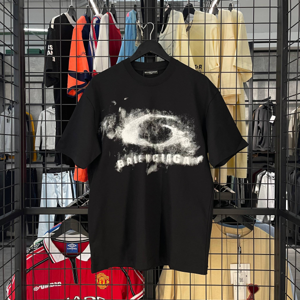 Футболка Balenciaga chalk black