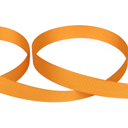 Тесьма репсовая, 12 мм,  цв. 016 т.оранжев.